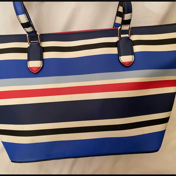 Kate Spade Striped Purse and Matching Wallet - Picture 3 of 9